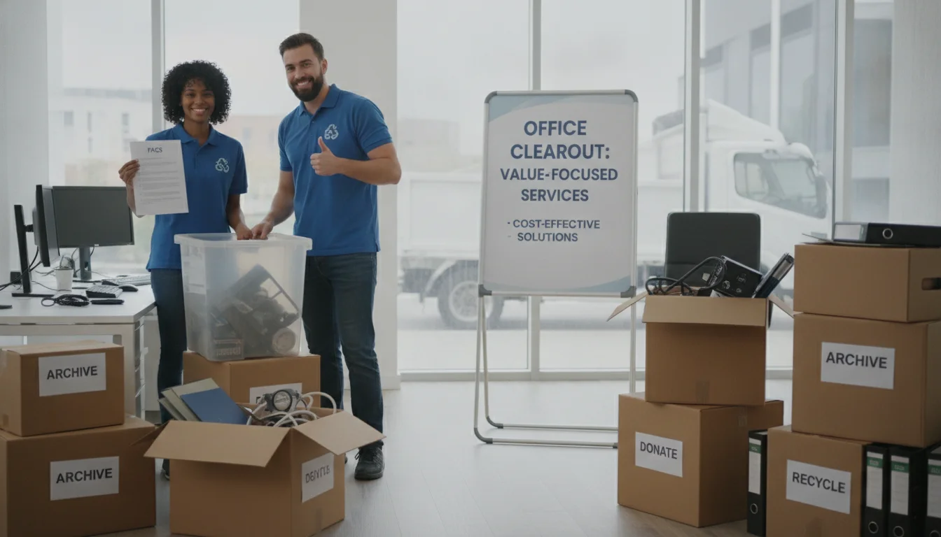 Office Cleanout FAQs: Cost, Scheduling, Electronics & What’s Next in Waukesha